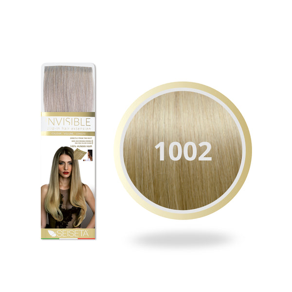 Seiseta Invisible Clip-In 1002/Platinum Ash Blonde