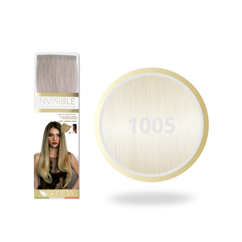 Seiseta Invisible Clip-In 1005/Blanc Blond