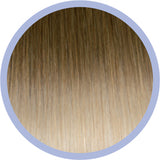 Flat Ring-On Ombre Line 50 cm 10/20 Donkerblond/Lichtblond