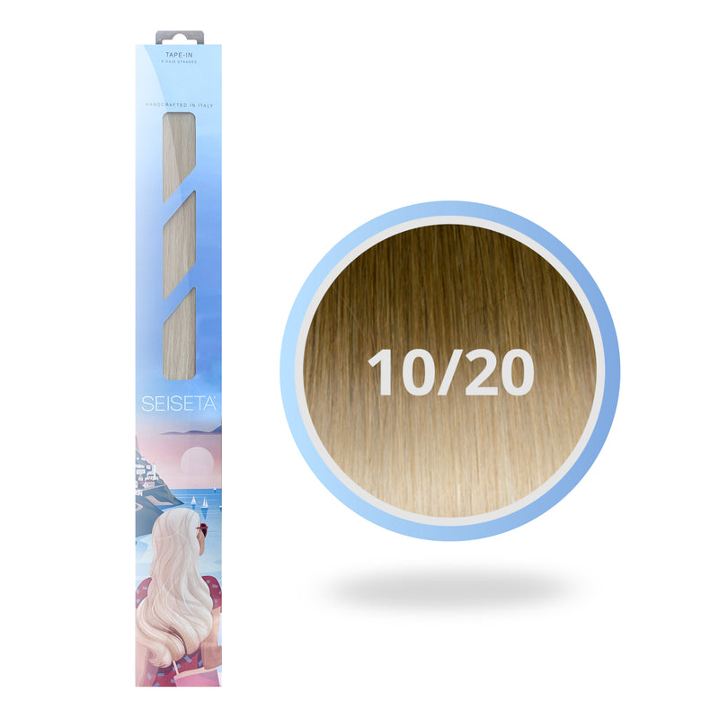 Ombre Tape-In 50 cm 10/20 Dunkelblond/Hellblond