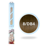 Flat Ring-On Ombre 50 cm 8/DB4 Blond Foncé Naturel/Doré